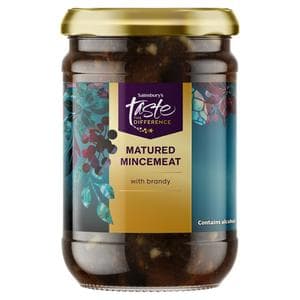 Sainsbury's 411g with Brandy Matured Mincemeat