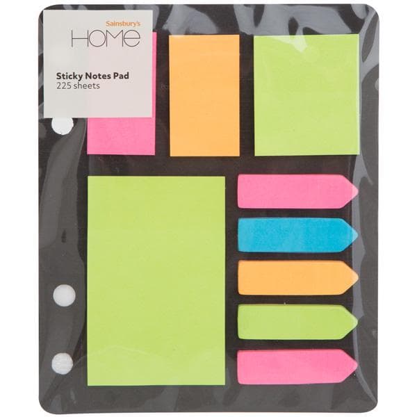 Sainsbury's Home Sticky Notes Fluro - gallery image 1