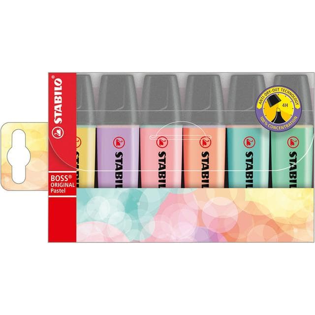 Stabilo Pastel Highlighters 6pk - gallery image 1