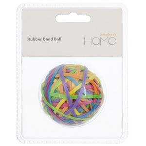 Sainsbury's Home Rubber Band Ball Assorted Colours 75g