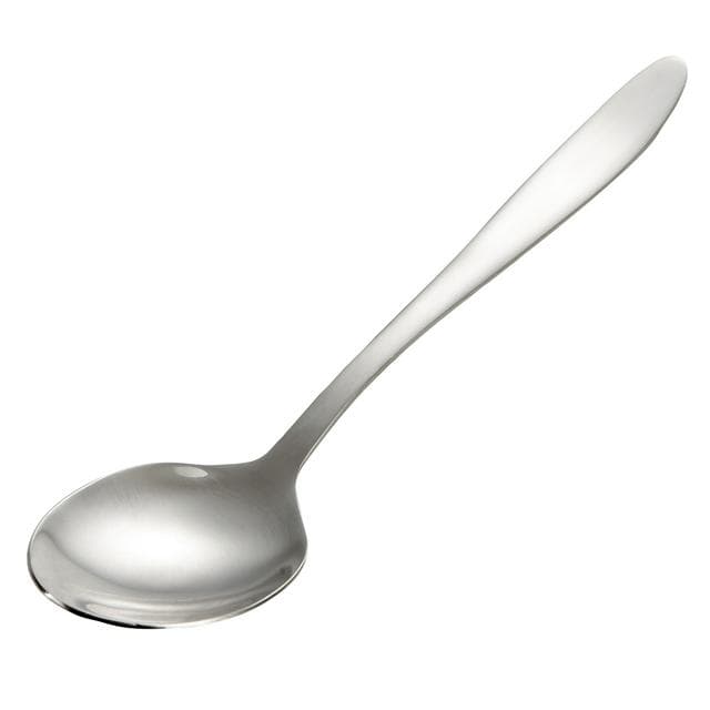 Habitat Pack of 4 Simplicity Dessert Spoons - gallery image 1