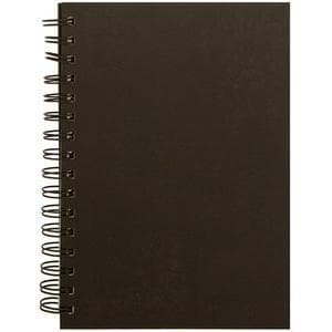 Sainsbury's Home Hardback Wiro Notebook Black A5