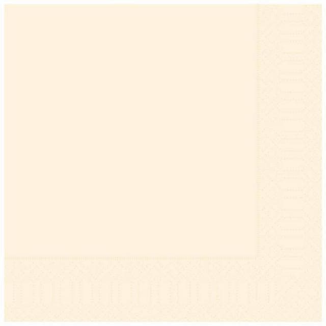 Sainsbury's Home Pack of 50 Napkins Cream - 33cm - gallery image 2