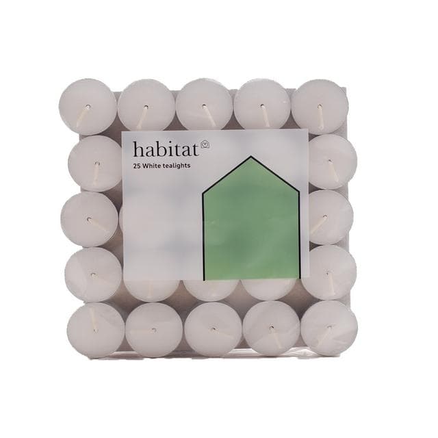 Habitat Tealights - Pack of 25 - gallery image 1