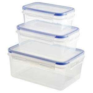 Sainsbury's Home 3pc Klip Lock Storage Set