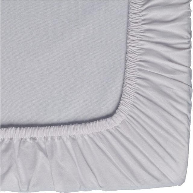 Sainsbury's Home Plain Fitted Sheet - White - gallery image 3