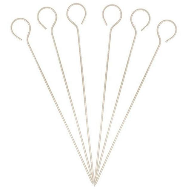 Sainsbury's Home Pack of 4 Stainless Steel Skewers - gallery image 1