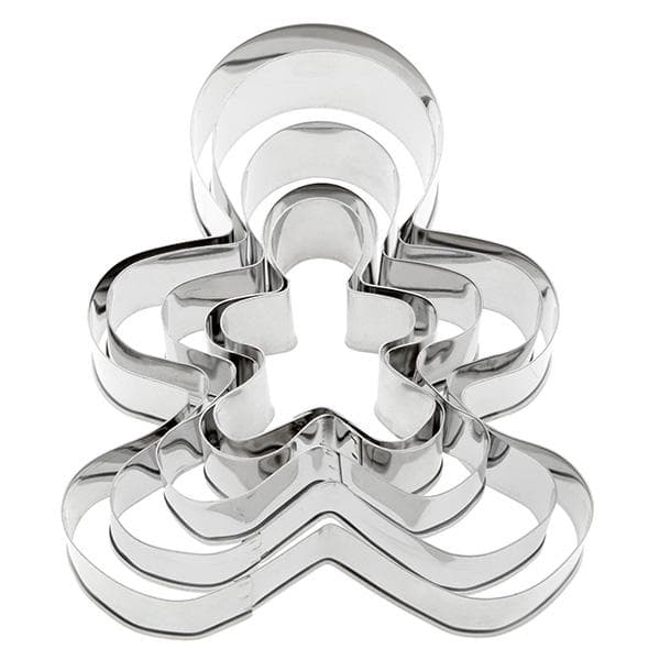 Sainsbury's Home 5 Piece Gingerbread Men Cookie Cutter - gallery image 1