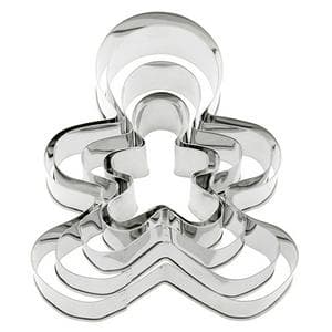Sainsbury's Home 5 Piece Gingerbread Men Cookie Cutter