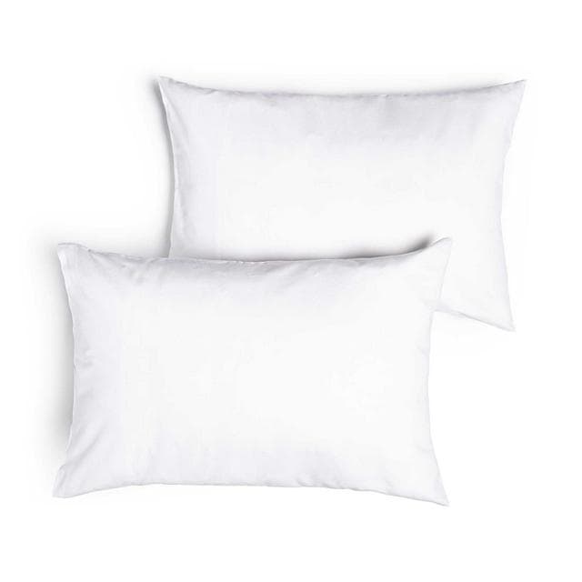 Habitat Egyptian 400TC Cotton Standard Pillowcase Pair - White - gallery image 1