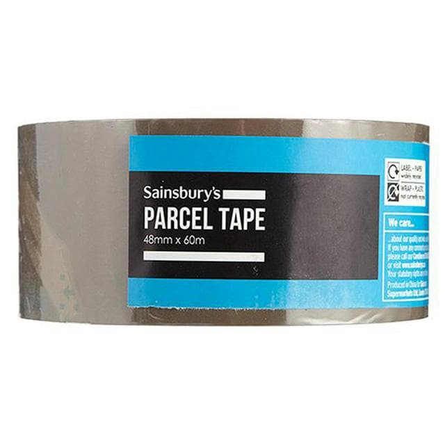 Sainsbury's Home Parcel Tape 48mmx60m - gallery image 1