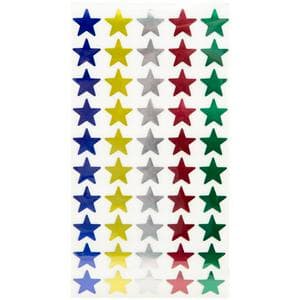 Sainsbury's Home Self Adhesive Foil Stars Assorted Colours 500pk