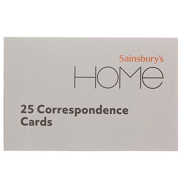 Sainsbury's Home Correspondence Cards 25pk - gallery image 1