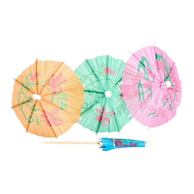 Sainsbury's Home Pack of 20 Cocktail Umbrellas - gallery image 1
