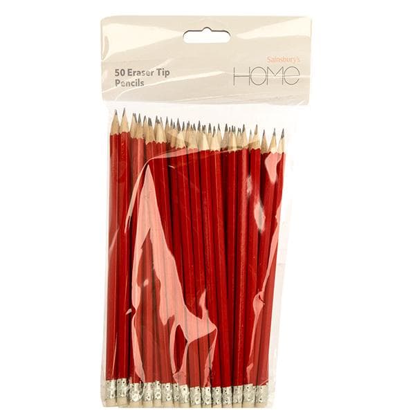 Sainsbury's Home Pencils 50pk - gallery image 1