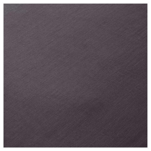 Habitat Cotton Rich 180TC Plain Fitted Sheet - Charcoal - gallery image 2