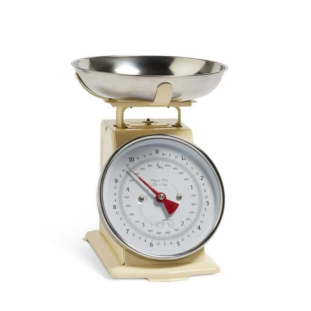 Habitat Stainless Steel Mechanical Kitchen Scale - Cream - gallery image 1