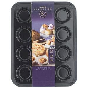 Habitat 12 Cup Black Bun Tin