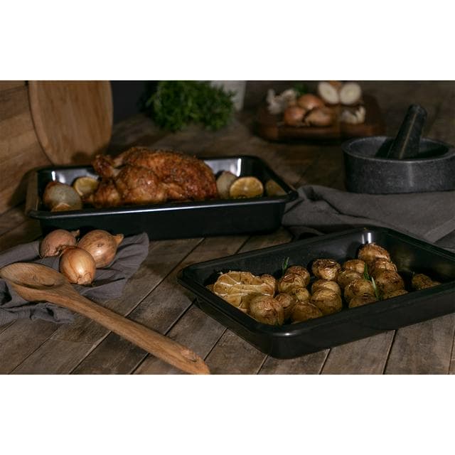 Habitat Set of 2 Non Stick Roasters - gallery image 2