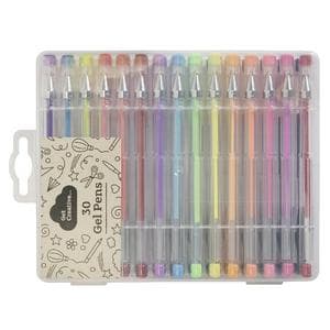 Get Creative Pack of 30 Gel Pens Case