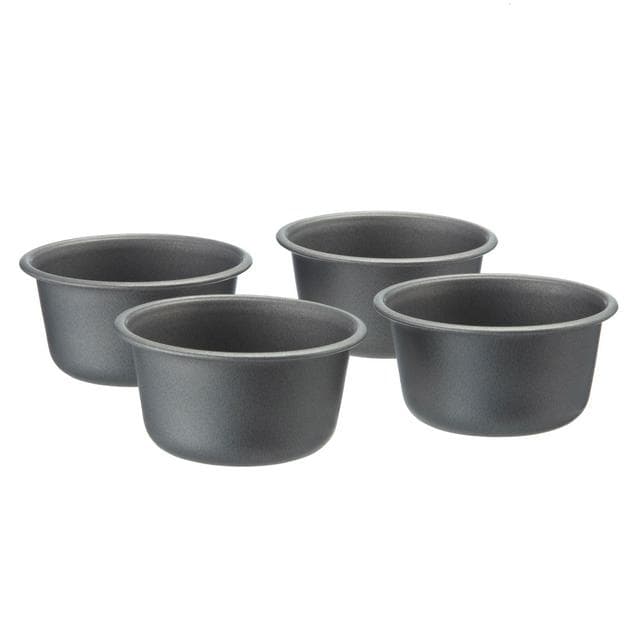 Sainsbury's Home Pack of 4 Non Stick Pudding Moulds - gallery image 1