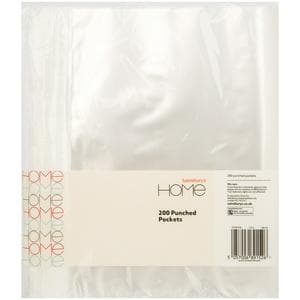 Sainsbury's Home Punch Pockets 200pk