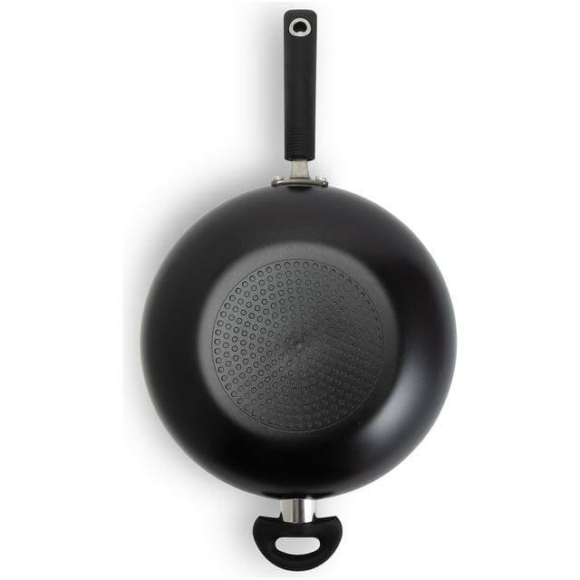 Habitat Aluminium Stirfry Pan - Black - gallery image 4