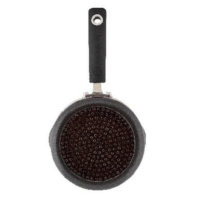 Habitat 16cm Aluminium Saucepan With Lid - Black - gallery image 3
