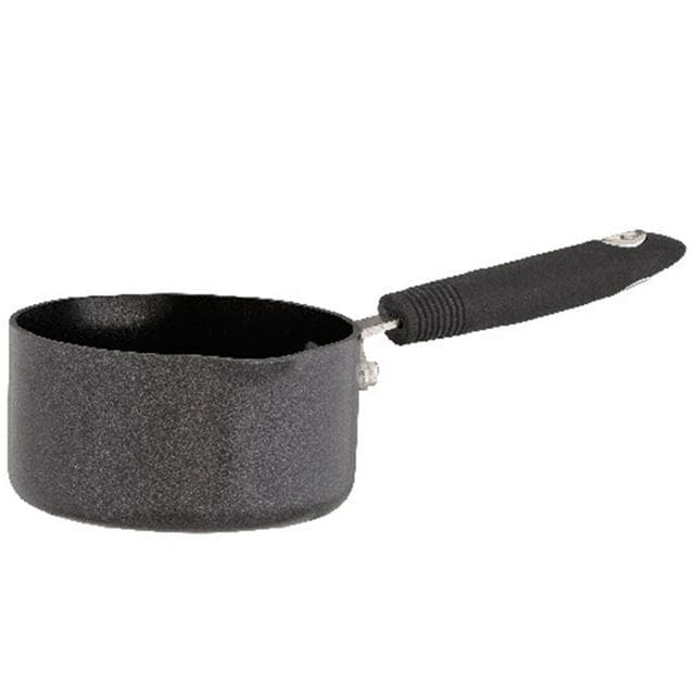 Habitat 14cm Aluminium Milkpan - Black - gallery image 1