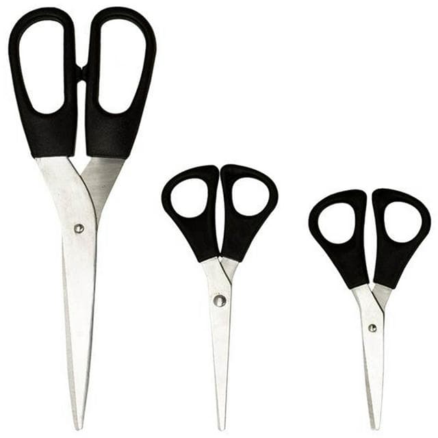Sainsbury's Home Stainless Steel Pack of 3 Scissors - gallery image 1