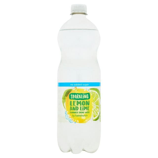 Sainsbury's Bottled Sparkling Flavoured Water, Lemon & Lime 1L - gallery image 1
