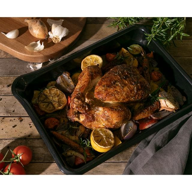 Sainsbury's Home Extra Large Heavy Gauge Roasting Tin with Pouring Lip - gallery image 5