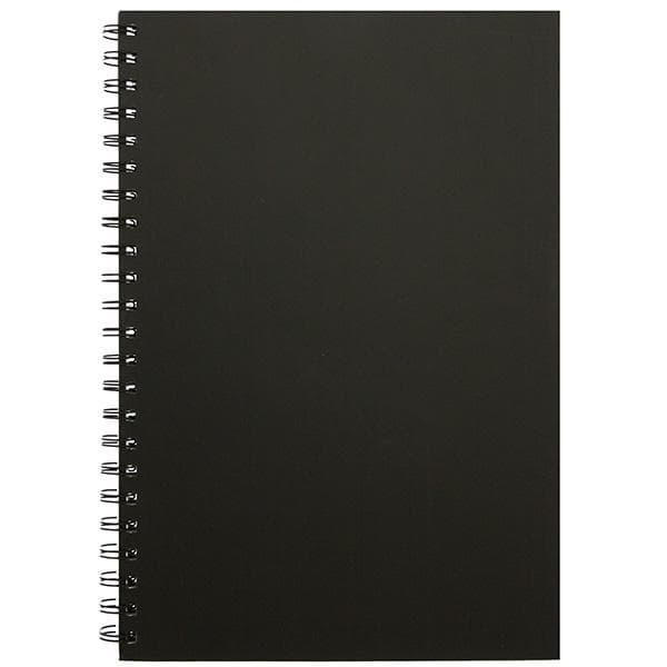 Sainsbury's Home Hardback Wiro Notebook Black A4 - gallery image 1