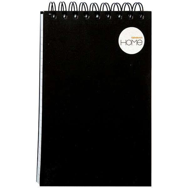 Sainsbury's Home Reporters Pad Hardback Black - gallery image 1