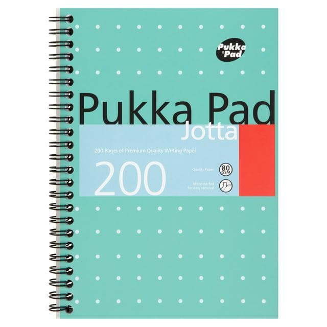 Pukka Metallic Polka Dot Jotter Pad A5 - gallery image 1