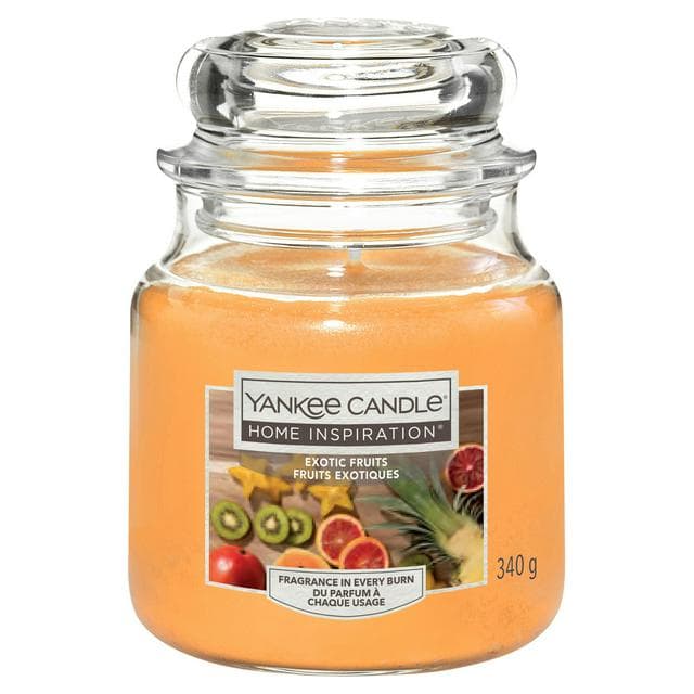 Yankee Home Inspiration Medium Jar Candle - Exotic Fruits - gallery image 1