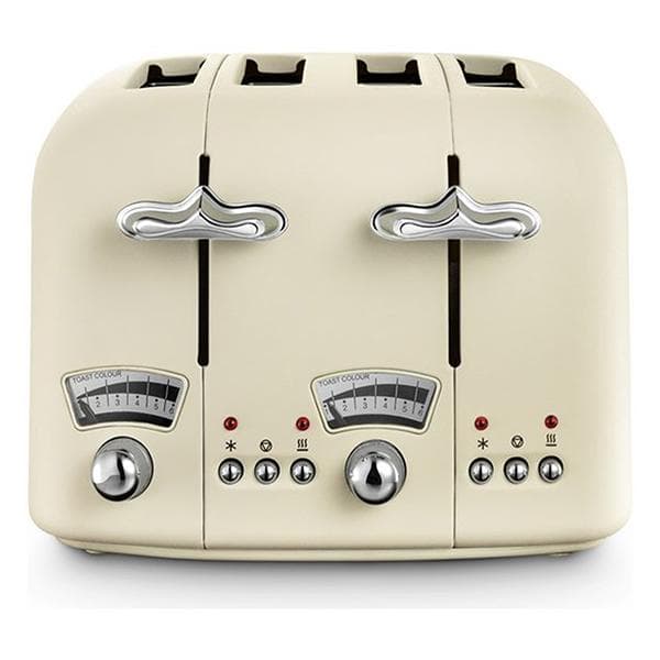 De'Longhi Argento Flora 4 Slice Toaster Jasmine Beige - gallery image 1
