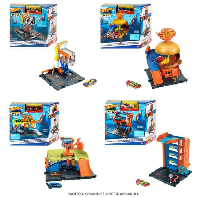 Hot Wheels City Downtown Playset Assortment - gallery image 1