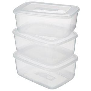Sainsbury's Home Pack of 3 x 3.9L Storage Box