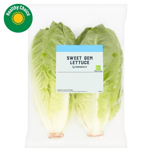 Sainsbury's Sweet Gem Lettuce x2 - gallery image 1