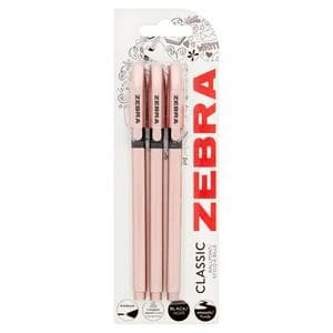 Zebra Rose Gold 3pk