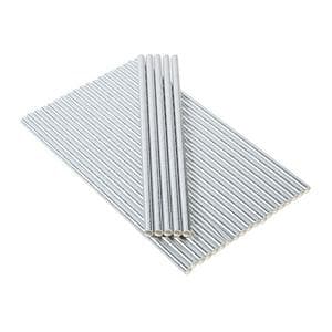 Sainsbury's Home Pack of 25 Silver Straws
