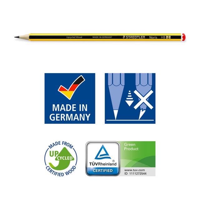 Staedtler Noris Hb Plus Eraser & Sharpener 10pk - gallery image 6