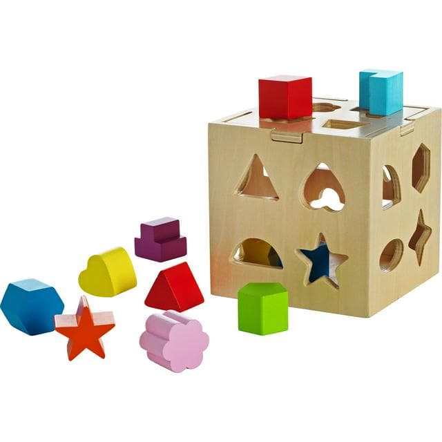 Chad Valley PlaySmart Wooden Shape Sorter - gallery image 1