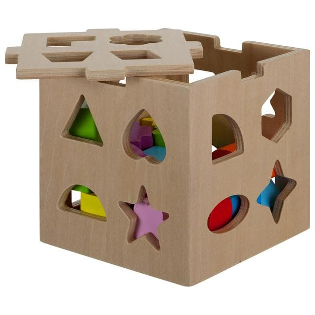 Chad Valley PlaySmart Wooden Shape Sorter - gallery image 3