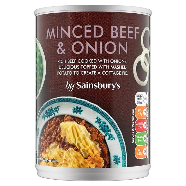 Sainsbury's Minced Beef & Onion 392g - gallery image 1