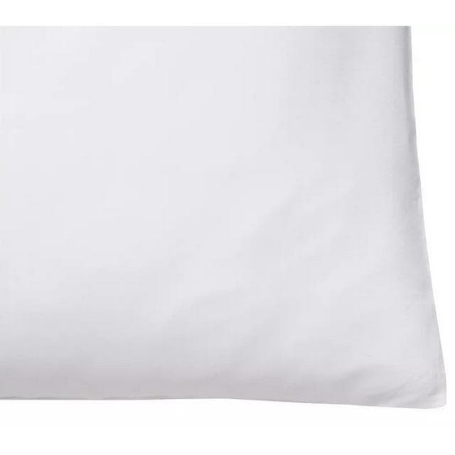 Habitat Pure Cotton 200TC Standard Pillowcase Pair - White - gallery image 3