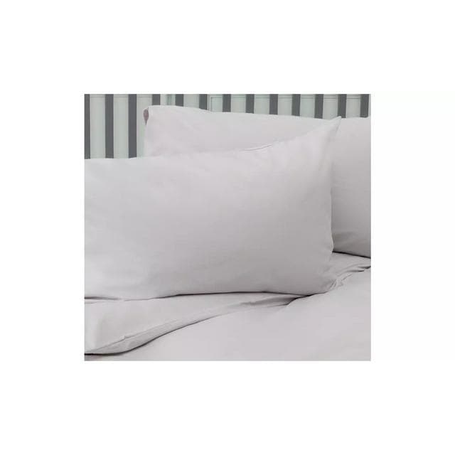 Habitat Soft and Cosy Brushed Cotton Bedding Set - Grey - gallery image 5