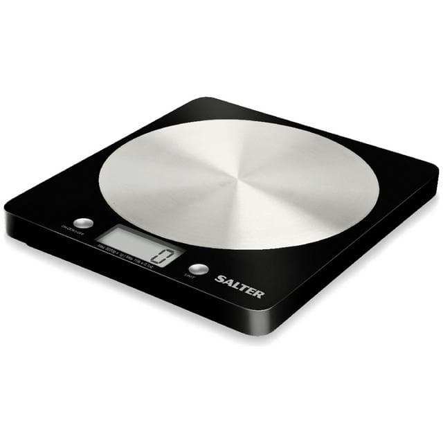 Salter Electronic Scale with Steel Platform - Black - gallery image 3
