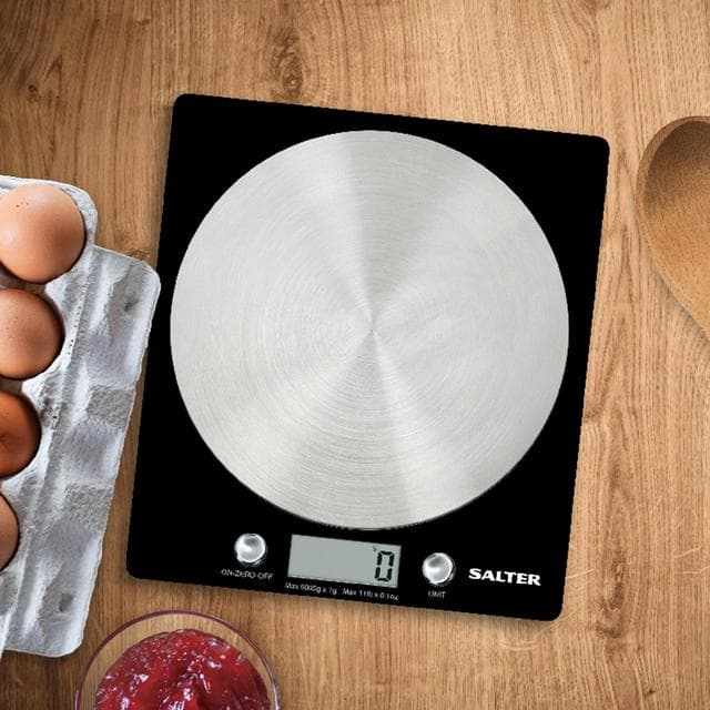 Salter Electronic Scale with Steel Platform - Black - gallery image 4